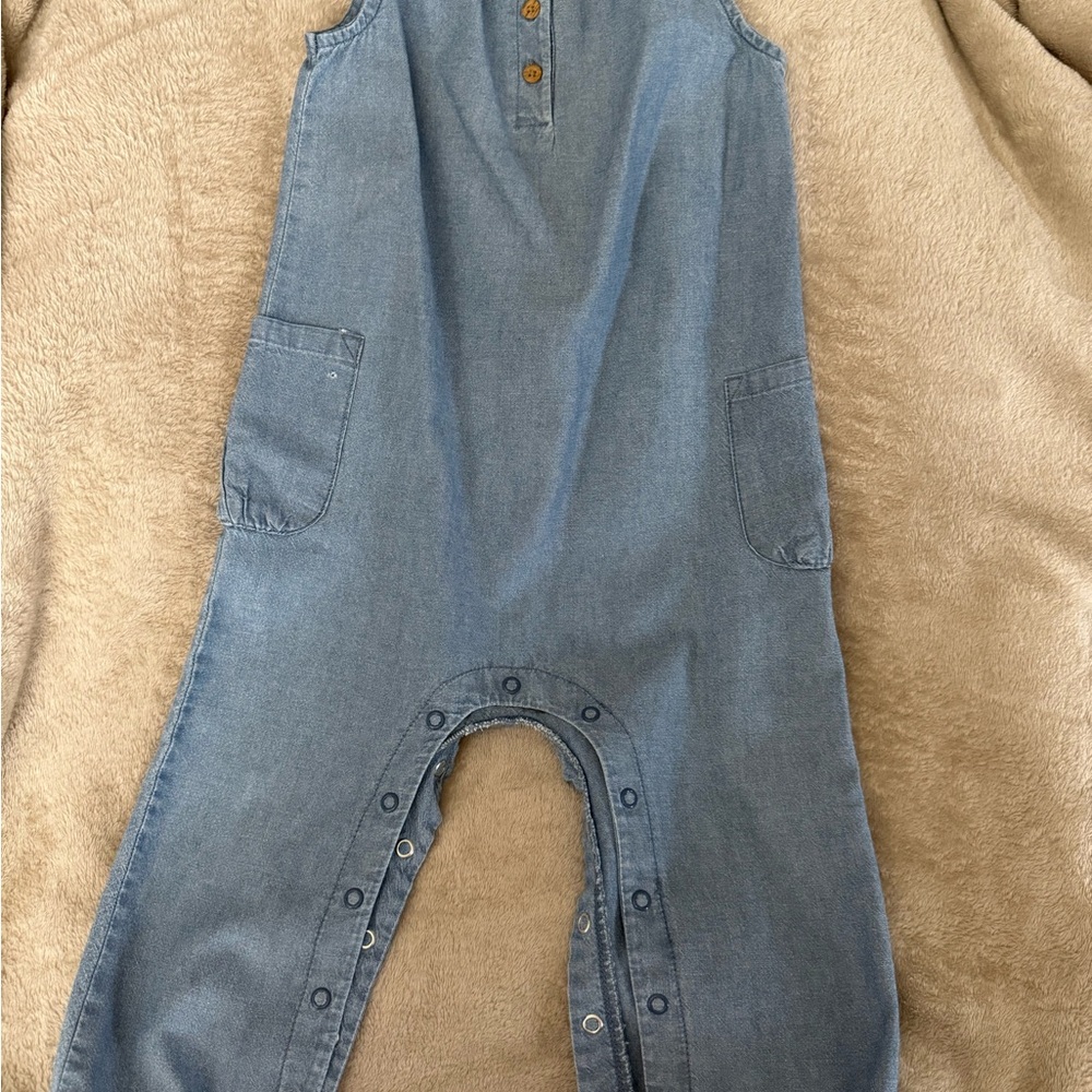 Carter's Blue Denim Kids Bodysuit